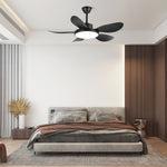 Brinley Ceiling Fan Light with LED, 42" & 52" Options, Modern Design