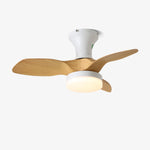 Brisa Ceiling Fan Light with LED, Modern Flush Mount for Bedroom and Living Room