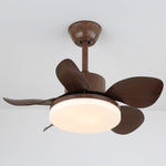 Terra Walnut Ceiling Fan with Integrated LED Light