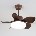 Terra Walnut Ceiling Fan with Integrated LED Light