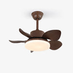 Terra Walnut Ceiling Fan with Integrated LED Light