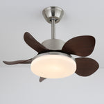 Terra Walnut Ceiling Fan with Integrated LED Light