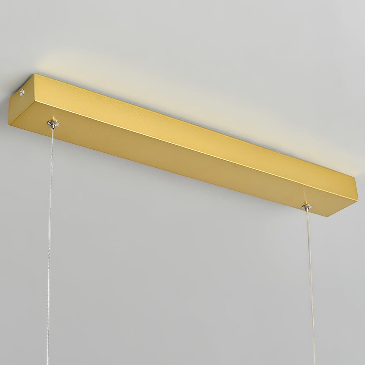 Brooklyn Double Circle LED Chandelier in Gold for Dining Room and Living Space