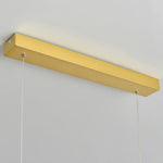 Brooklyn Double Circle LED Chandelier in Gold for Dining Room and Living Space