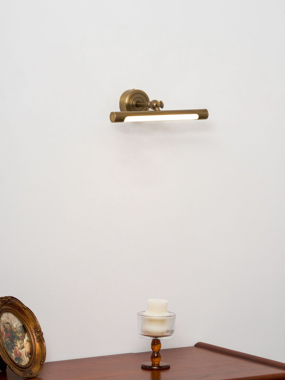 Brunelux Modern Brass LED Wall Sconce for Bathroom Vanity