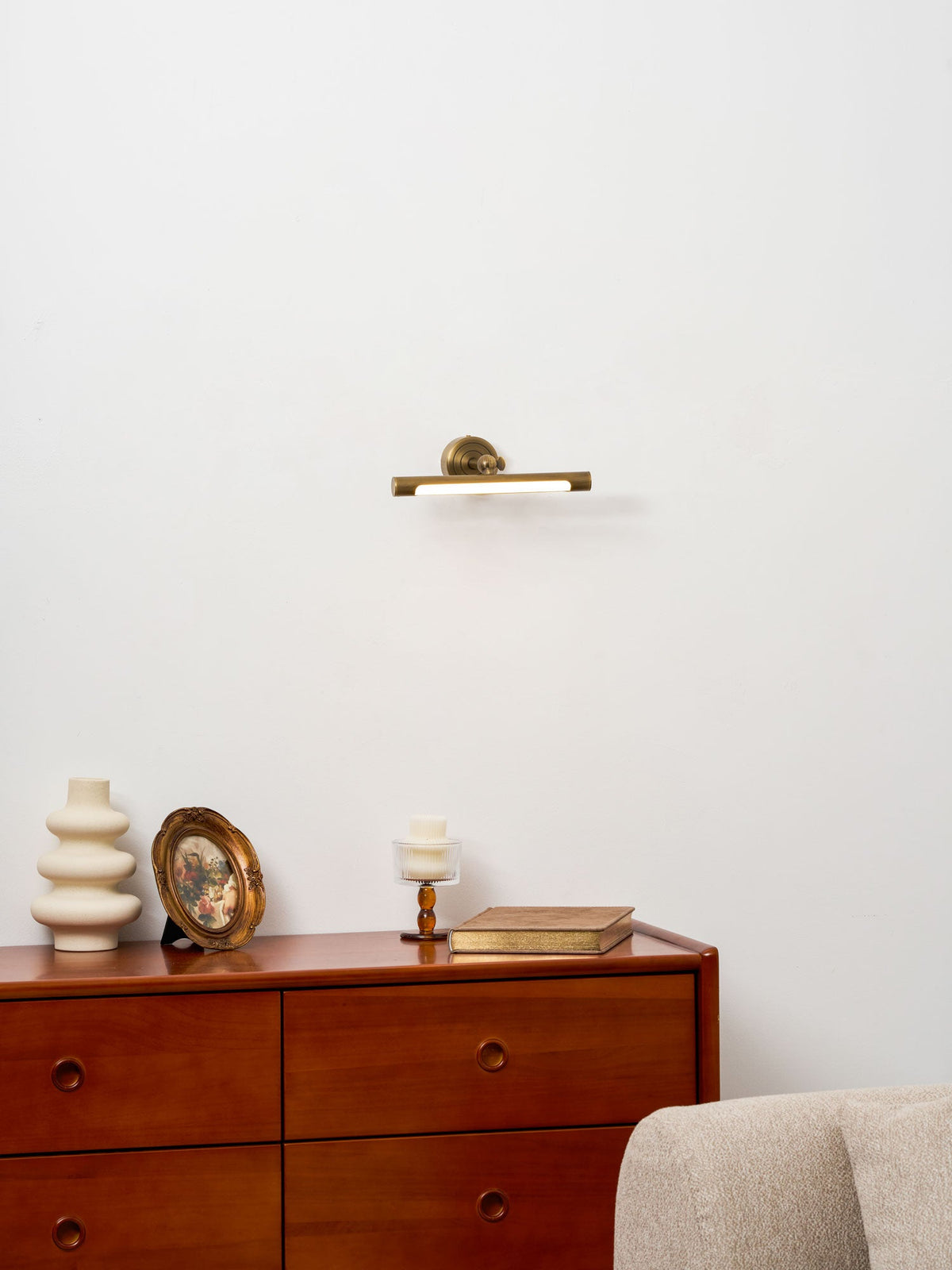 Brunelux Modern Brass LED Wall Sconce for Bathroom Vanity