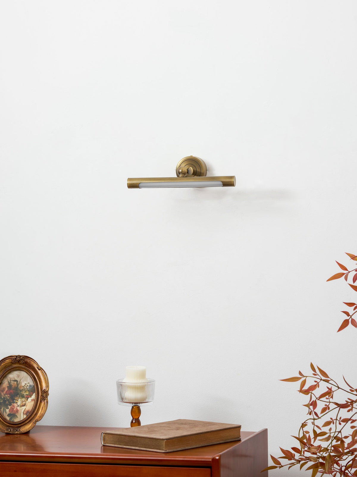 Brunelux Modern Brass LED Wall Sconce for Bathroom Vanity