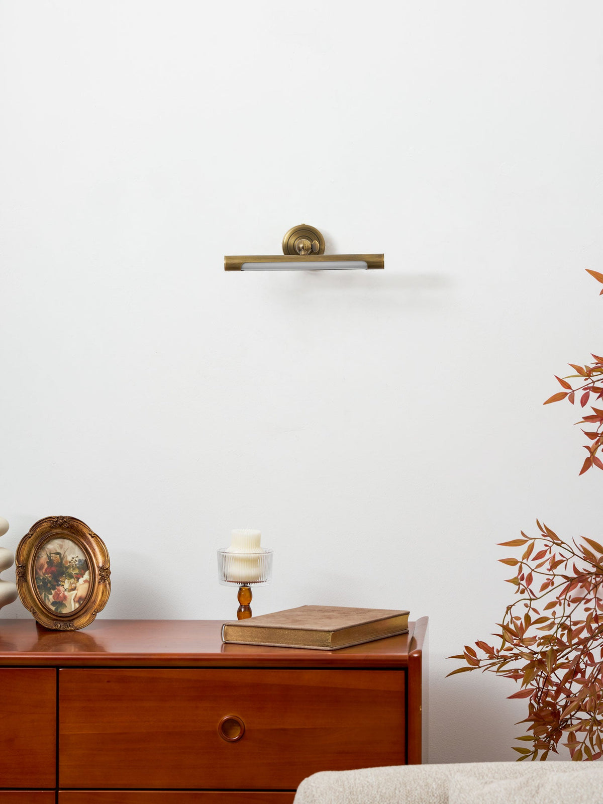 Brunelux Modern Brass LED Wall Sconce for Bathroom Vanity