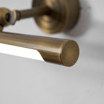 Brunelux Modern Brass LED Wall Sconce for Bathroom Vanity