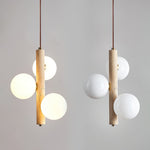 Yellow Travertine Ball Pendant Light – Modern Designer Chandelier