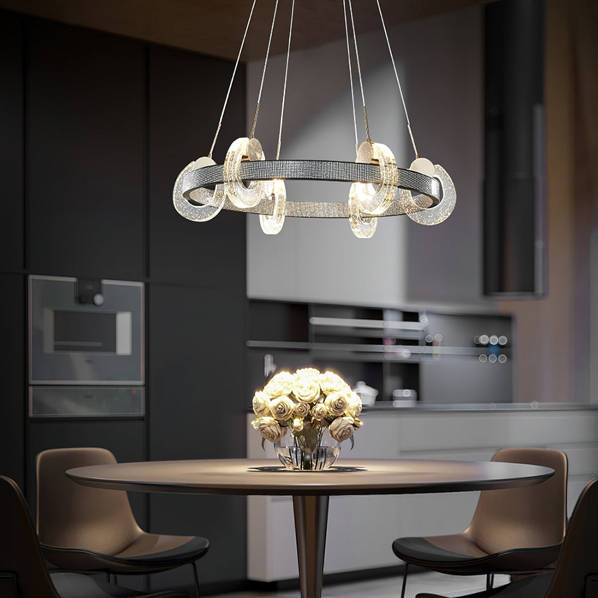 Bubble Crystal Chandelier