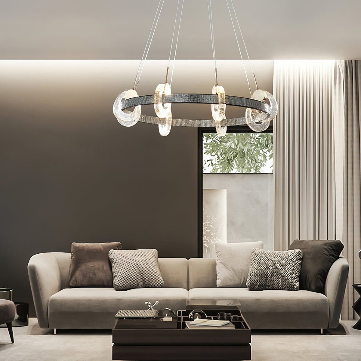 Bubble Crystal Chandelier