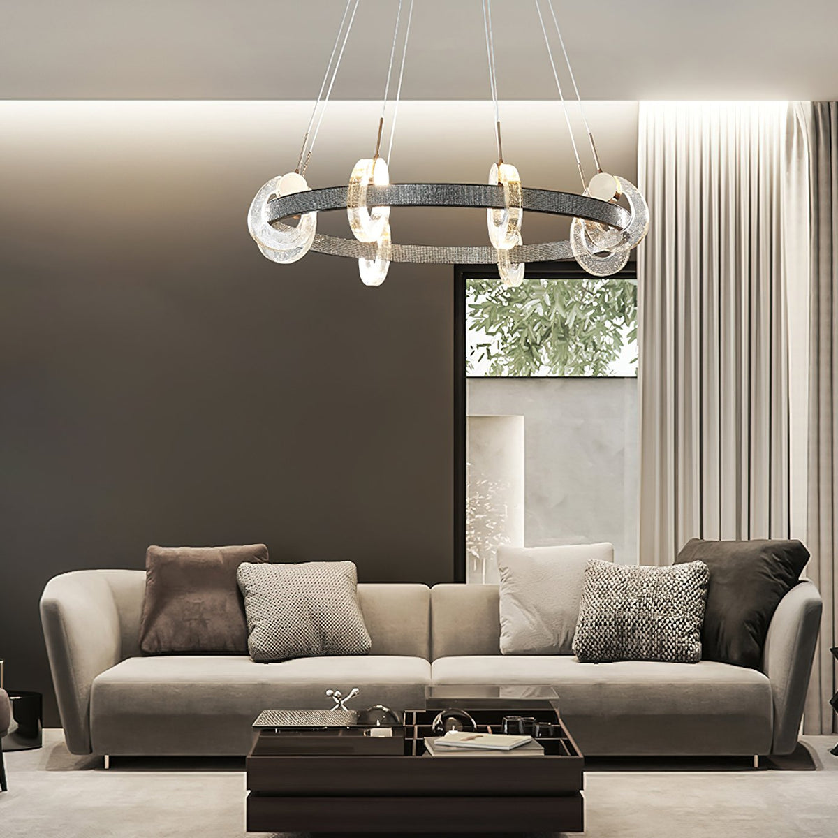 Bubble Crystal Chandelier