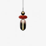 Candied Glass Combo Pendant Light – Artisan LED Multi-Shade Chandelier