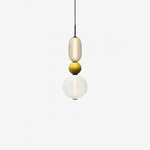 Candied Glass Combo Pendant Light – Artisan LED Multi-Shade Chandelier