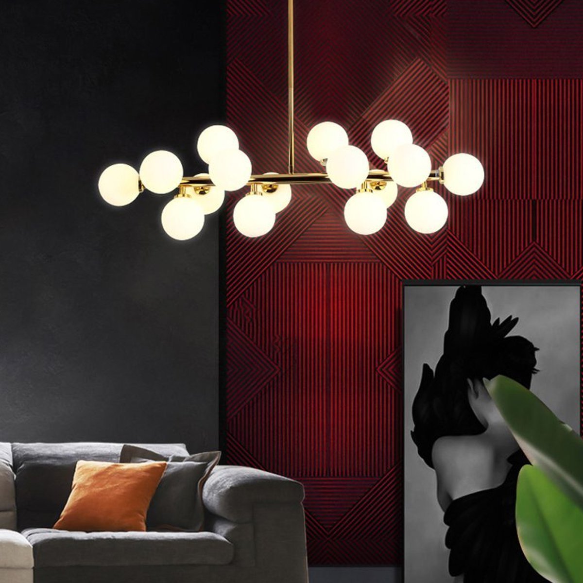 Bubble Stik Chandeliers