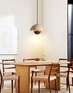 Bud Travertine Pendant Light – Organic Modern LED Ceiling Lamp