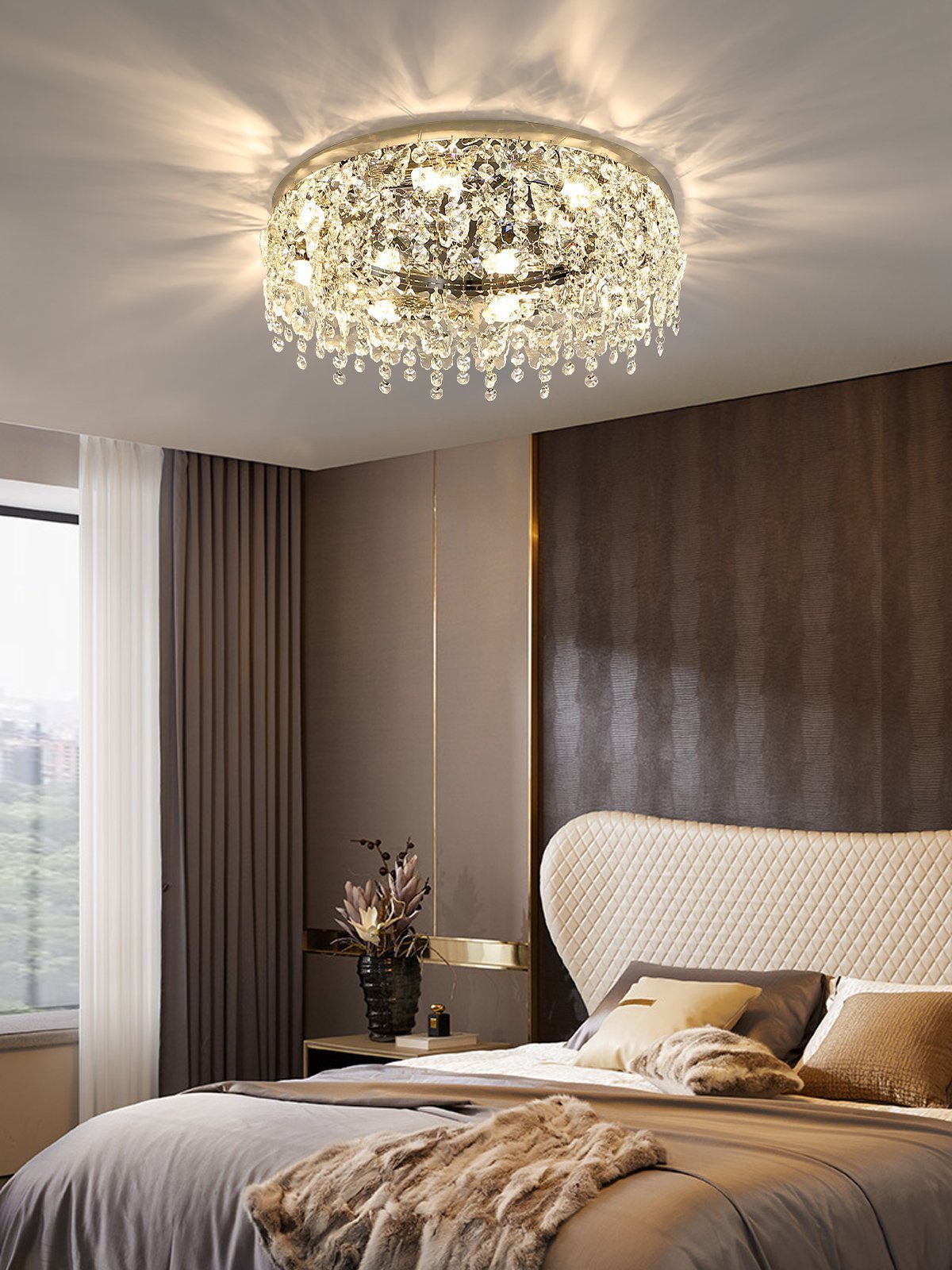 Butterfly Crystal Ceiling Light