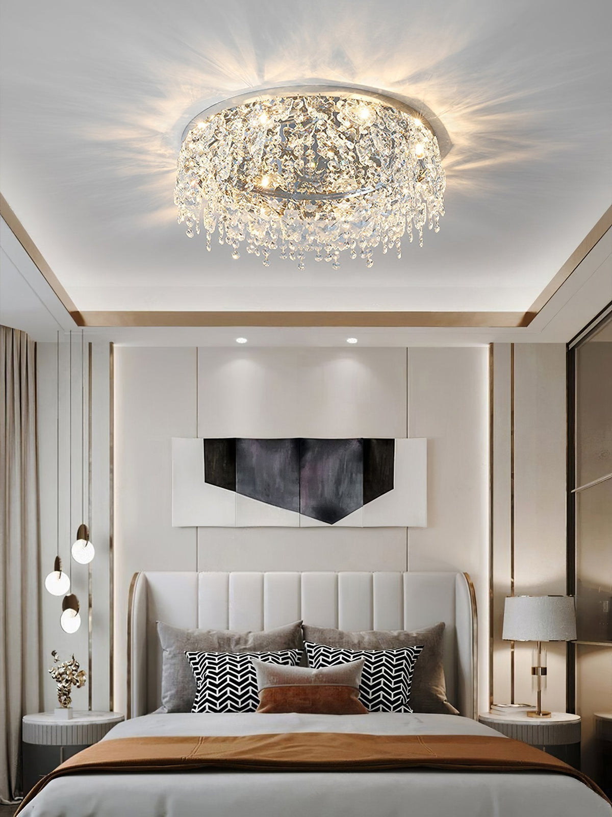 Butterfly Crystal Ceiling Light