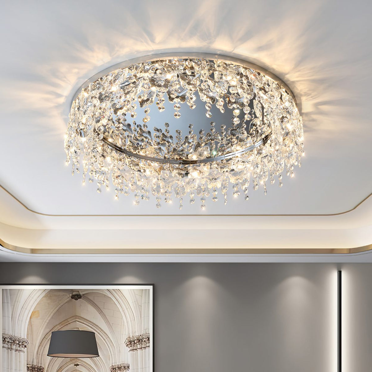 Butterfly Crystal Ceiling Light
