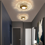 Modern Geometric Grain Ceiling Light