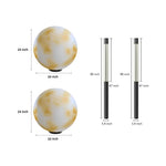 Modern Outdoor Pillar & Bollard Lighting Set for Pathways and Entryways