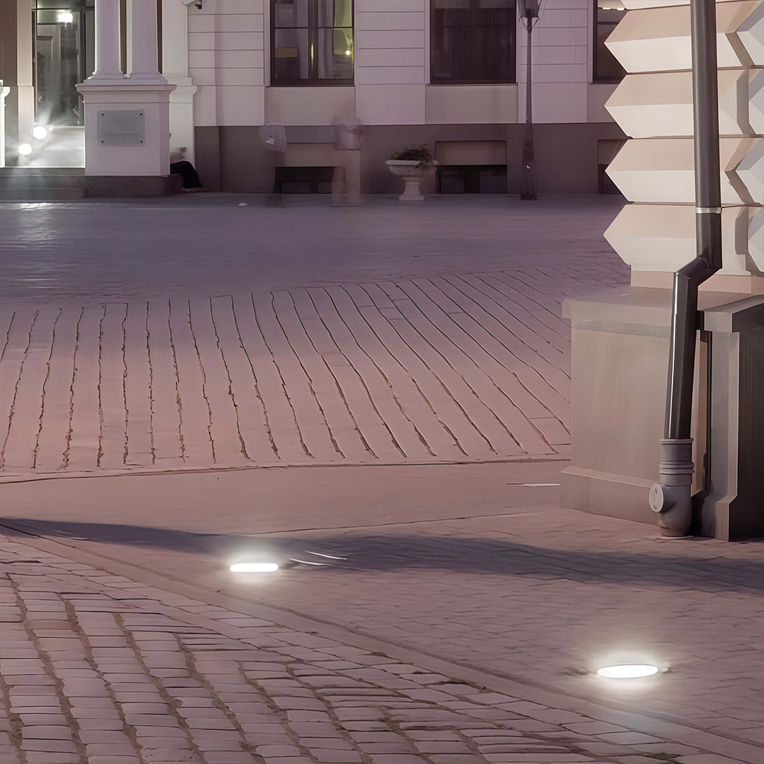 Architectural Landscape Lighting Set with Well Light, Step Light & Transformer