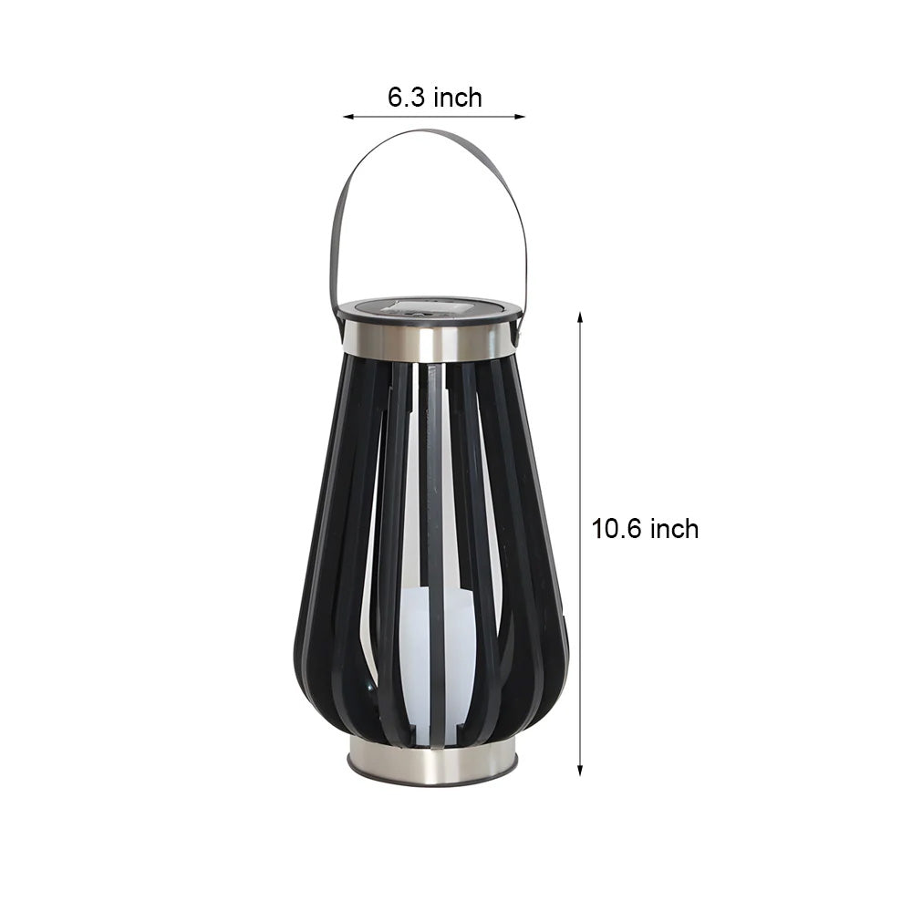 Solar-Powered LED Garden Lantern with Classic European Design