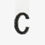 Charcoal Chandelier C – Modern Linear LED Pendant for Luxury Interiors
