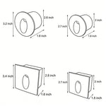 Recessed Oval LED Step Light in Die-Cast Aluminum, Waterproof Architectural Luminaire