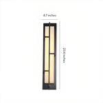 Art Deco Marble Wall Sconce | Modern Linear LED Strip Lamp in Copper