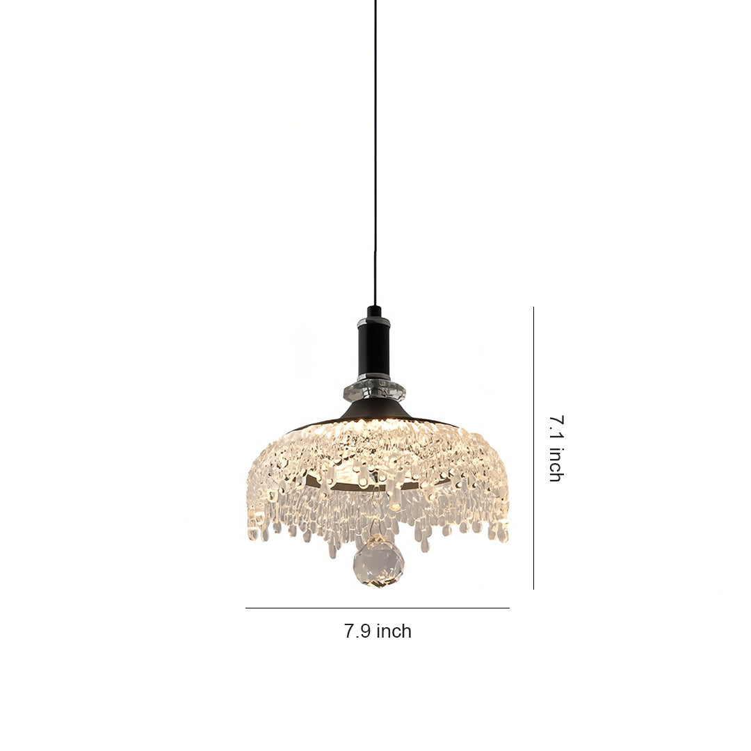 Lumina Acrylic Pendant Light – French Elegance LED Ceiling Lamp