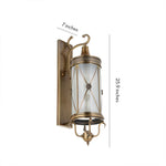 Artisan Copper Outdoor Wall Sconce with Clear Glass Shade