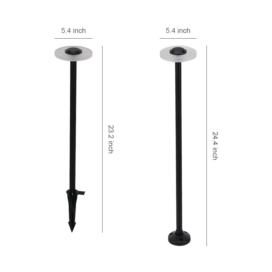 Minimalist Outdoor Bollard Light with Weatherproof LED Landscape Illumination