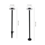 Minimalist Outdoor Bollard Light with Weatherproof LED Landscape Illumination