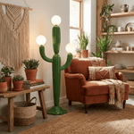 Sculptural Cactus Floor Lamp with Warm Ambient Glow