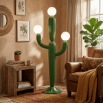 Sculptural Cactus Floor Lamp with Warm Ambient Glow