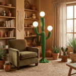 Sculptural Cactus Floor Lamp with Warm Ambient Glow