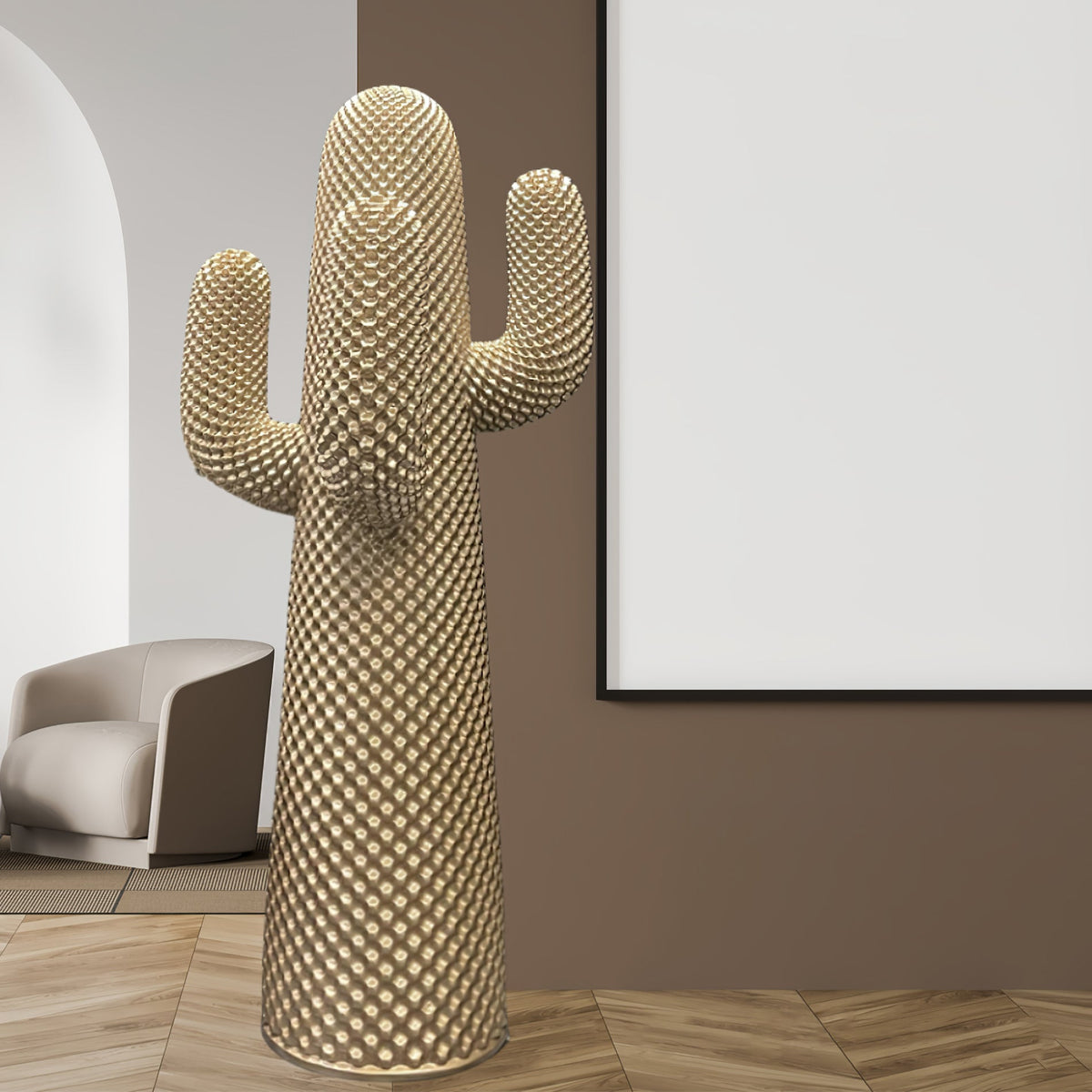 Mello Sculptural Cactus Coat Rack – Modern Entryway Sculpture