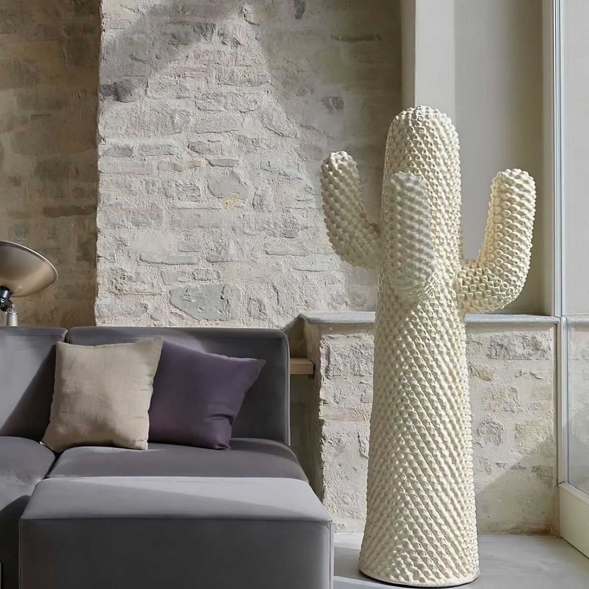 Mello Sculptural Cactus Coat Rack – Modern Entryway Sculpture