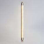 Caelum Linear LED Wall Sconce in Travertine and Bronze