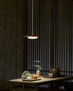 Calder Blossom Modern LED Chandelier with Wood Accents