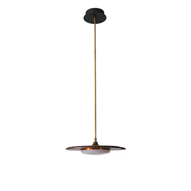 Calder Blossom Modern LED Chandelier with Wood Accents