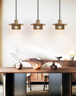 Caldera Travertine Mesh Pendant Light – Natural Stone Designer Hanging Lamp