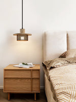 Caldera Travertine Mesh Pendant Light – Natural Stone Designer Hanging Lamp