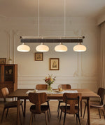 Caldwell Linear Pendant Light – Modern Glass Rail for Kitchen Island and Dining