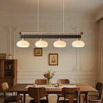 Caldwell Linear Pendant Light – Modern Glass Rail for Kitchen Island and Dining