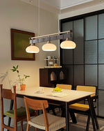 Caldwell Linear Pendant Light – Modern Glass Rail for Kitchen Island and Dining