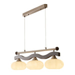Caldwell Linear Pendant Light – Modern Glass Rail for Kitchen Island and Dining