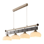 Caldwell Linear Pendant Light – Modern Glass Rail for Kitchen Island and Dining